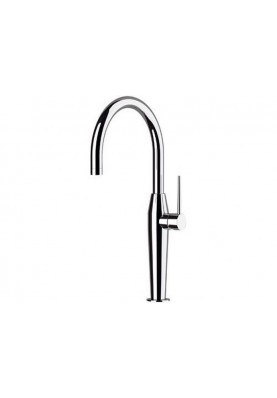 ELEGANT GIANT ; Robinet mitigeur cuisine haut rond bec mobile ELEGANT GIANT chromé