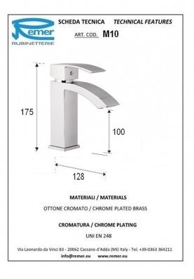 MARS LAVABO; Robinet mitigeur salle de bain pour lavabo et vasque MARS chromé