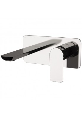 INFINI LAVABO MURAL; Robinet mitigeur salle de bain mural pour lavabo et vasque INFINI chromé