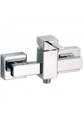 SQ3 DOUCHE; Robinet mitigeur salle de bain pour douche mural nu carré SQ3 chrome