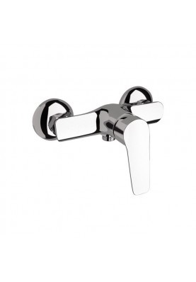 ESSENTIEL DOUCHE; Robinet mitigeur salle de bain pour douche mural nu ESSENTIEL chrome