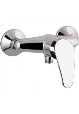 KISS DOUCHE; Robinet mitigeur salle de bain pour douche mural nu KISS chrome