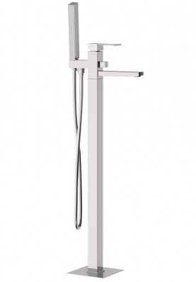 Q-DESIGN BAIGNOIRE ILOT; Robinet mitigeur salle de bain pour baignoire ilot Q DESIGN chrome