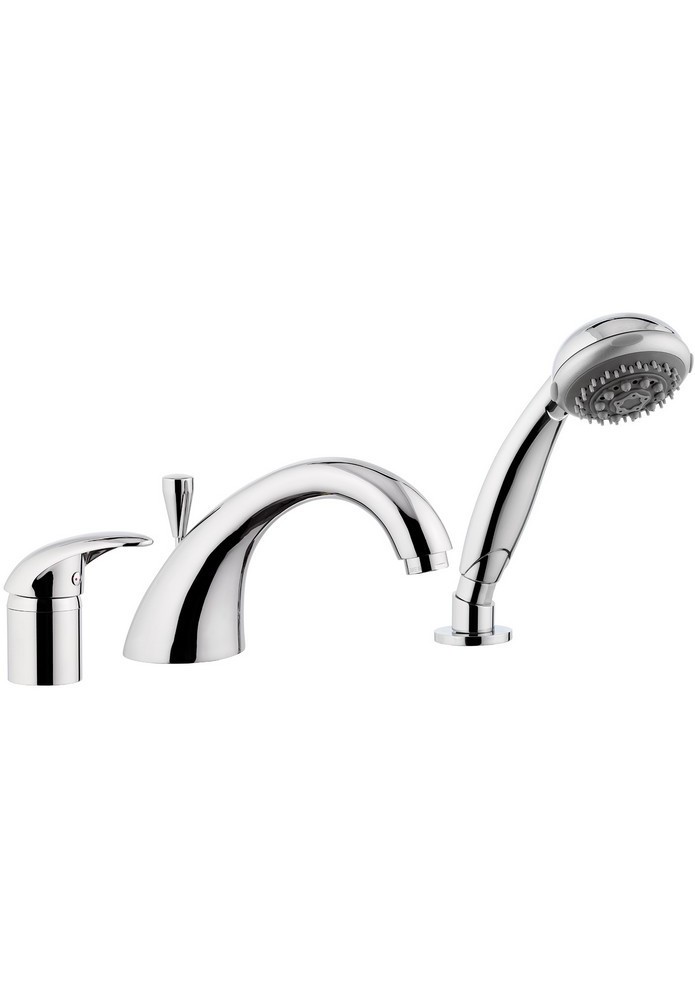 TEN BORD DE BAIGNOIRE 3 TROUS; Robinet mitigeur 3 Trous salle de bain pour baignoire TEN chrome