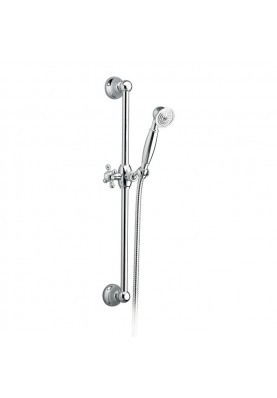 LIBERTY 1 JET CHROME; Ensemble barre de douche 1 jet LIBERTY chromé