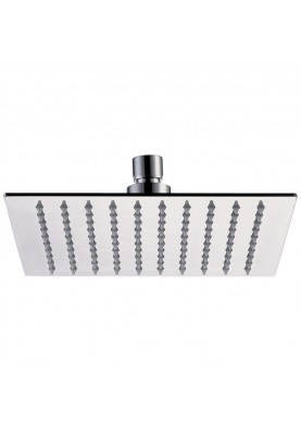 SLIM 200X200 ANTICAL METAL CHR; Pomme de douche de tête slim anticalcaire métal 20x20 chromé