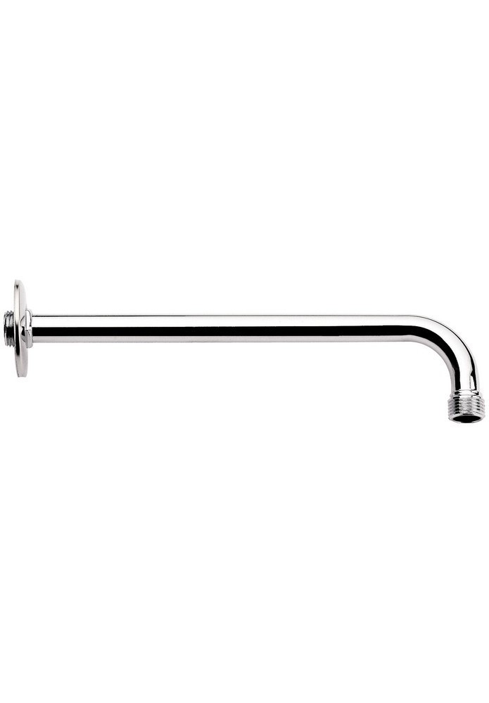 BRAS MURAL ROND LONG 40 CM CHR; Bras de douche encastré 40 cm chromé pour pomme de tête