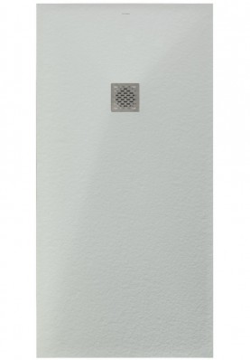 ULYSSE2 80 GRIS CLAIR; Receveur de douche 80 x 80 cm extra plat ULYSSE coloris gris clair