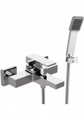 ABSOLUTE BAIGNOIRE AV DUPLEX ; Robinet mitigeur salle de bain pour baignoire ABSOLUTE avec douchette chrome