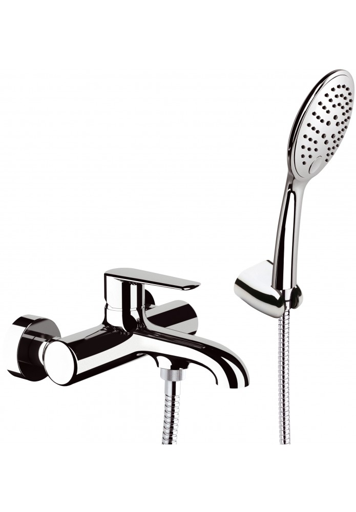 HARMONIE BAIGNOIRE AV DUPLEX; Robinet mitigeur salle de bain pour baignoire HARMONIE avec douchette chrome