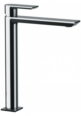 STREET LAVABO SURELEVE CHROME; Robinet mitigeur salle de bain haut sans vidage pour lavabo et vasque STREET chromé